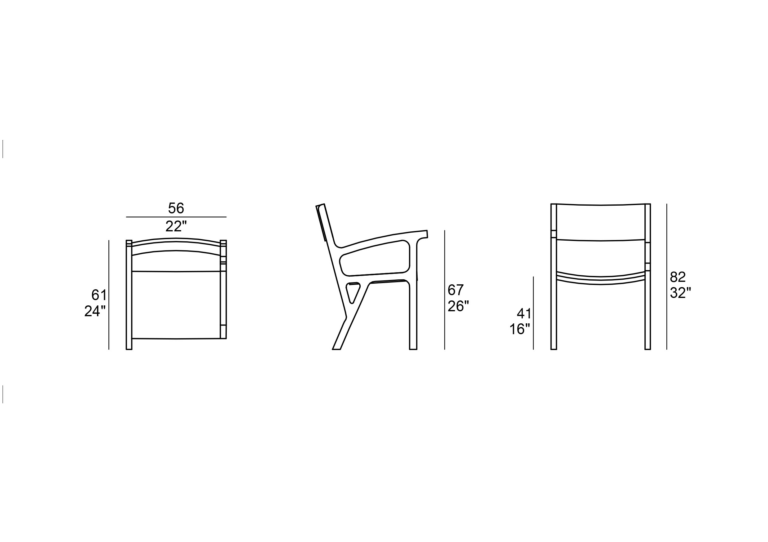 One Armed Chair