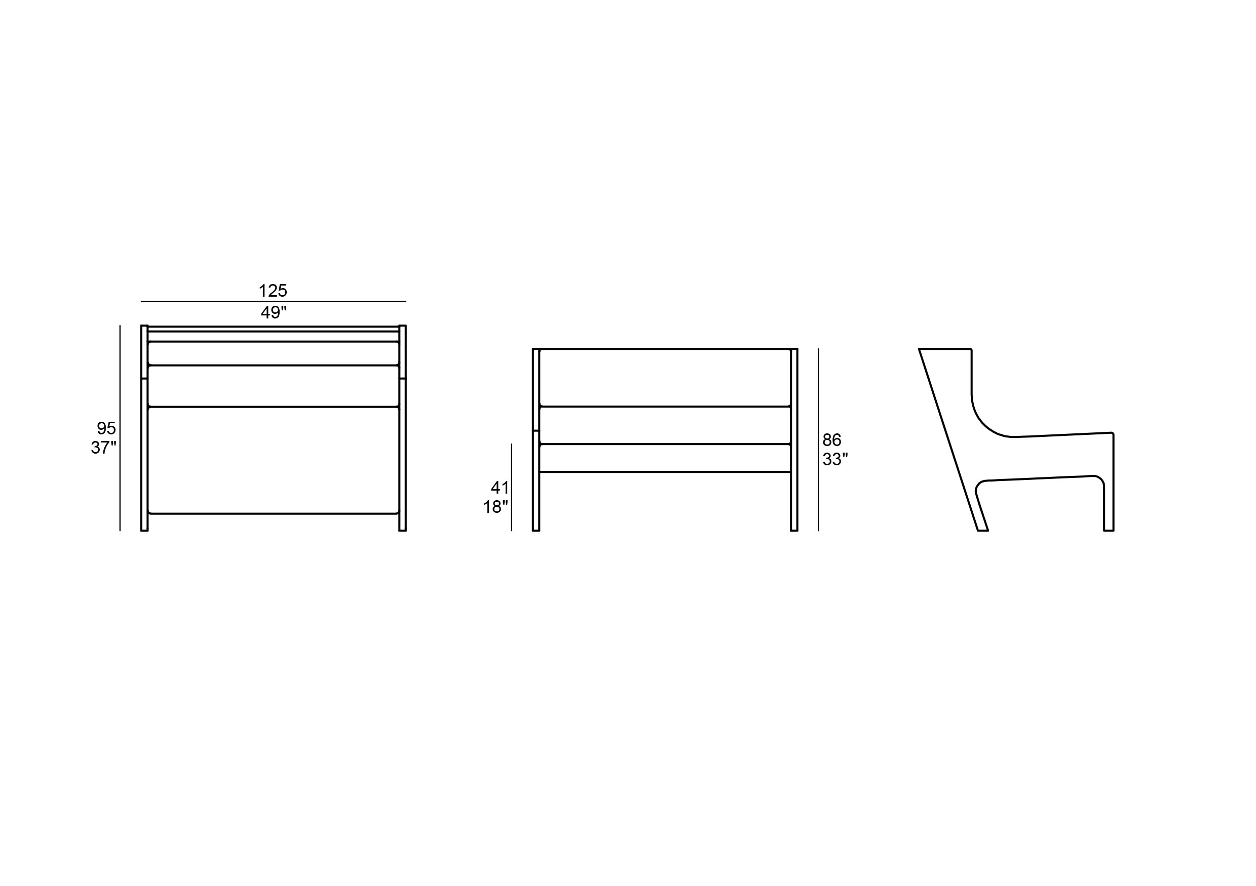 Bergère Sofa