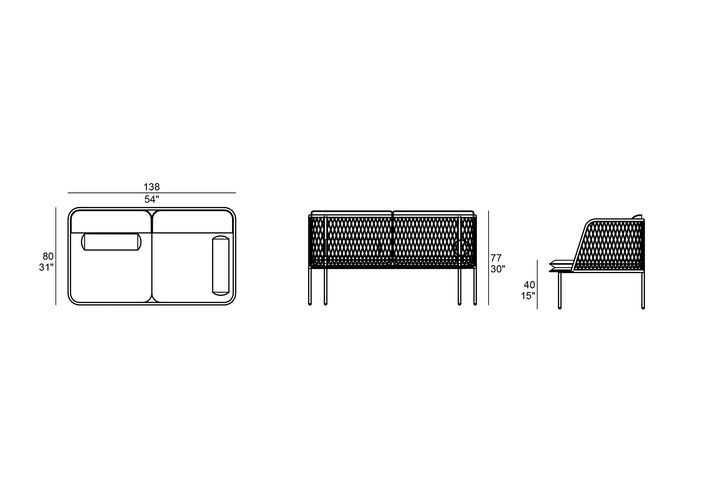 Throne Outdoor Sofa