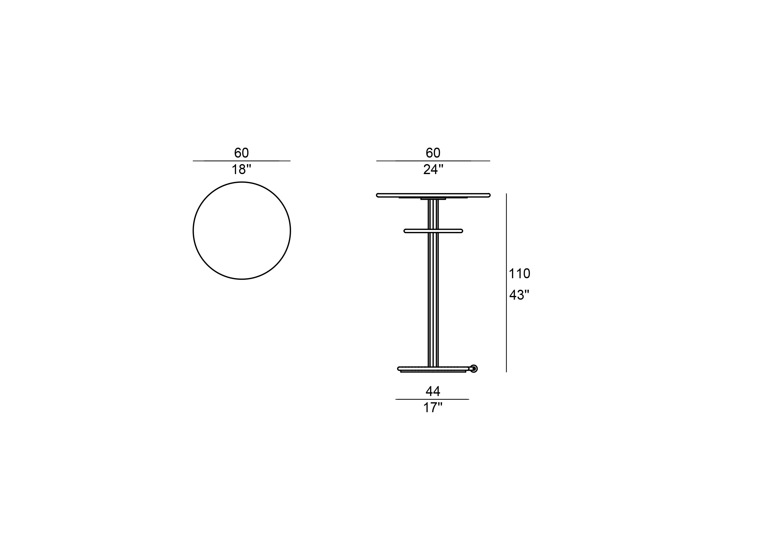 Ripple Bar Table